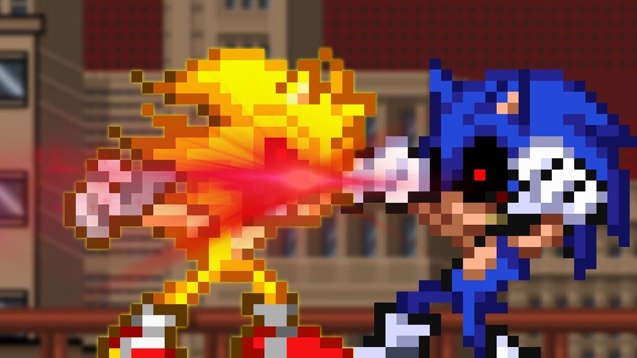 Fleetway Super Sonic Obliterates 2011X | Stick Nodes Animation