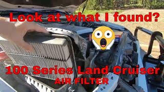 LX470 Air Filter // Change it frequently! #LX470 #100serieslandcruiser #landcruiser