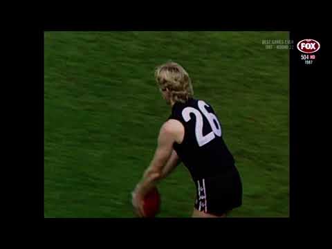 1987 VFL Premiership Season - Round 22 - Carlton vs North Melbourne