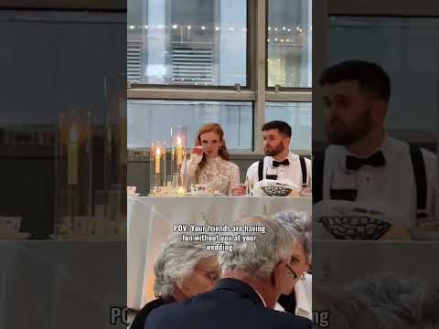 The bride our friend Erica couldn’t have gotten more FOMO  #wedding #bride #weddingideas #friends