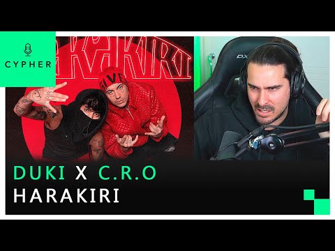 REACTION to Duki, C.R.O - hARAkiRi (Official Video)