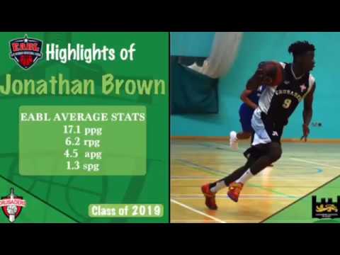 Jonathan Brown 17/18 EABL highlights