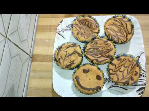 Swirl Cupcakes Recipe ! Cotton Soft Vanilla Chocolate Cup Cake Recipe !