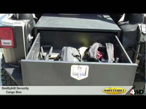 Smittybilt - Secure Locking Cargo Box for Jeep Wrangler - Jeep universal storage boxes