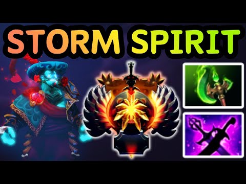 🔥 NEW PATCH 7.40b !!! STORM SPIRIT MID ZIP ZAP | DOTA 2 GAMEPLAY 🔥