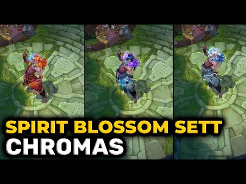 Spirit Blossom Sett Chromas - League of Legends