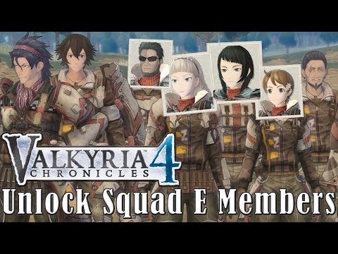 Valkyria Chronicles 4 - Unlocking Members of Squad E