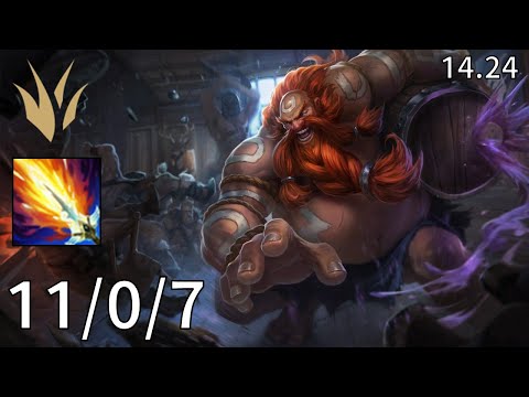 Gragas Jungle vs Evelynn - EUW Master | Patch 14.24