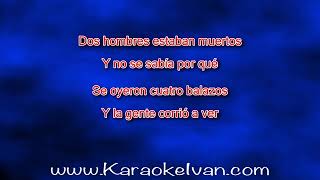 Chalino Sanchez - Hermanos Mata KARAOKE