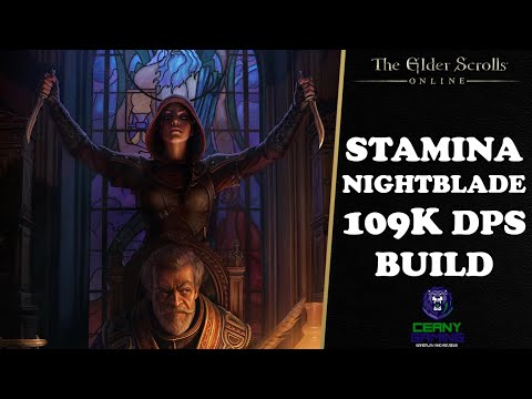 ESO Stamina Nightblade DPS Build 109K - Trial & Non-Trial Gear Options