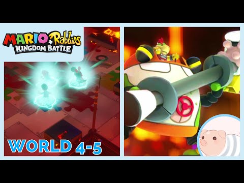 World 4-5 - Bowser Jr.'s Lair - Mario + Rabbids Kingdom Battle
