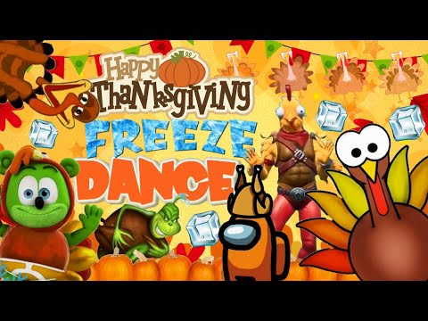 Turkey Freeze Dance | Thanksgiving Please Don't Move Song | Turkey Dance Freeze | PhonicsMan Fitness