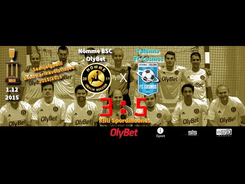 Nõmme BSC OlyBet - FC Cosmos 3:5 | Estonian Futsal Cup 2015/2016