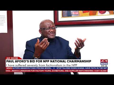 NPP Chairmanship: Suspension pain has given way to concern for party - Paul Afoko
