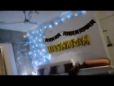 inshirah's birthday decoration