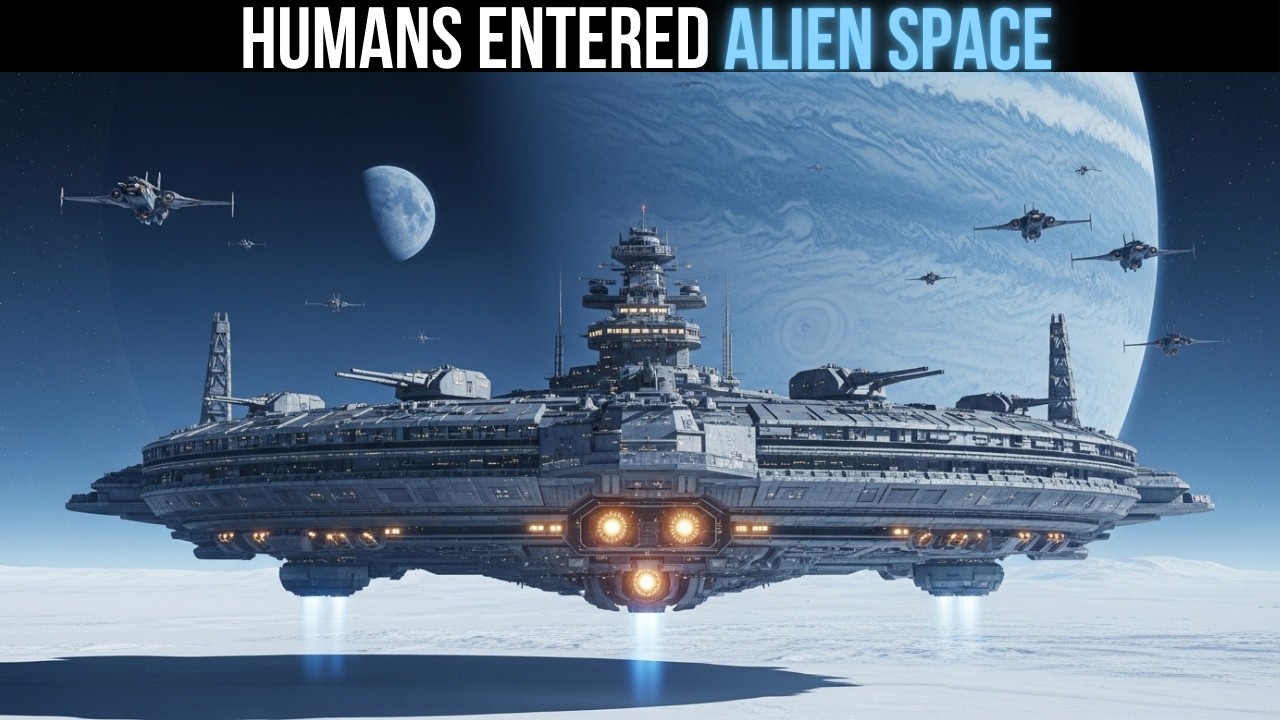 A Human Warship Entered Alien Space — Panic Spread Across the Galaxy  HFY