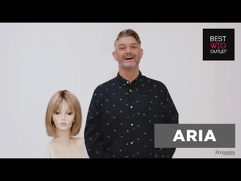 Aria | Lace Front & Monofilament Part Synthetic Wig by Alexander (AX1043/AX1043R)