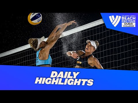 Day 1 Women's  Daily Highlights Dubai 2022 #BeachProTour