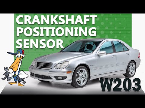 Mercedes-Benz W203 C-Class Crankshaft Positioning Sensor Replacement