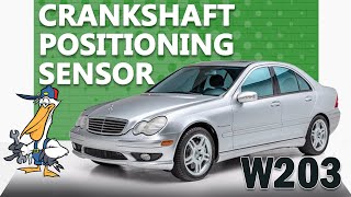 Mercedes-Benz W203 C-Class Crankshaft Positioning Sensor Replacement
