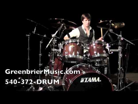 Greenbrier Percussion - Tama Starclassic Bubinga Select Drum Set Demo