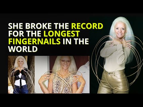 Lee Redmond: Longest fingernails on a pair of hands ever (female)