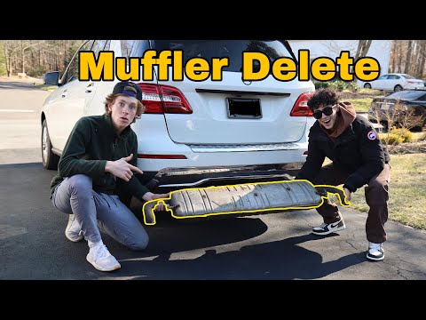 (Mom Mobile) Muffler Delete Mercedes ML 350 3.5L V6