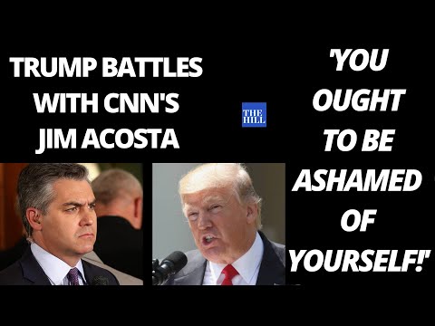 President Trump throws down with CNN's Jim Acosta | FULL REMARKS
