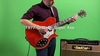 Video thumbnail for Demo: 1977 Gretsch 7680 Super Axe by The Local Pickup