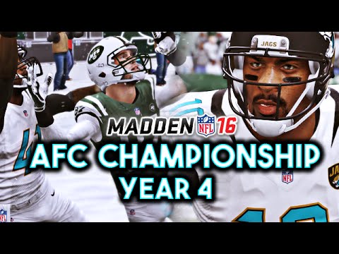 Madden 16 Jaguars Connected Franchise Year 4 - AFC Championship @ Jets | Ep.84