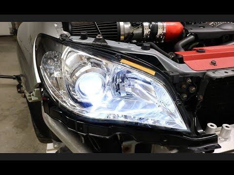 How To Install Sti Hid Headlights into WRX