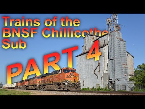 Trains of the BNSF Chillicothe Sub Part 4