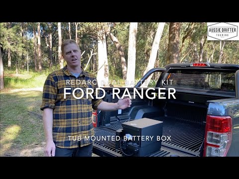 Ford Ranger - Mazda BT50 Redarc Tub Mount Dual Battery kit