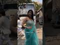 Mannara Chopra Nails Her Look In A Beautiful Saree Shorts Bollywood Actress Fashion Saree