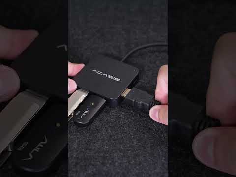 6-in-1 Pocket-sized USB C Hub Multiport Adapter#gadgets #pc #computer #techno #laptop #hub #acasis