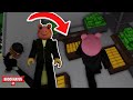 LE GANG SECRET DES PIGGY ATTAQUENT LA BANQUE DE BROOKHAVEN🏡RP (Episode 8)