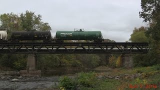 preview picture of video 'NYS&W SU99 at Oakland, NJ 10/15/14'