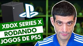 Xbox Series S RODANDO JOGOS do Playstation 5