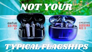 CREATIVE AURVANA ACE 3 vs EARFUN AIR PRO 4+ // Hybrid driver flagships on a budget