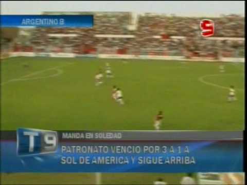 Argentino B: Patronato 3 - Sol de América 1 (Alma y Corazón)