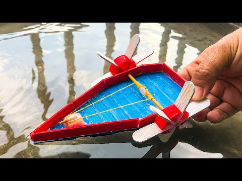 Science Projects | Rubber Band Powered Boat