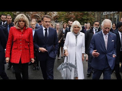 Charles III. und Camilla sind zu Gast in Frankreich