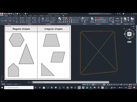 Irregular Plot Draw in Autocad [ How to irregular area in autocad [ Irregular plotting.