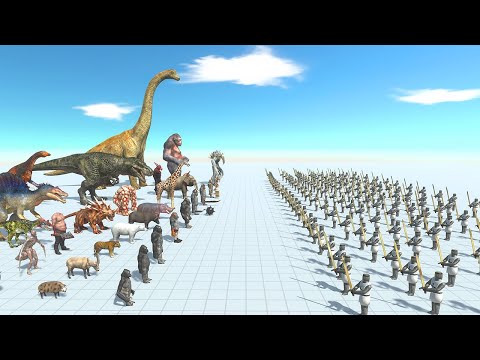 100X Knights vs Every Faction - Animal Revolt Battle Simulator