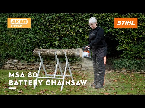 STIHL MSA 80 C-BQ SET akumulátorová reťazová píla (2x aku AK30 + nabíjačka AL101)