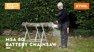 STIHL MSA 80 C-BQ, set 1xAK30S + 1xAL101