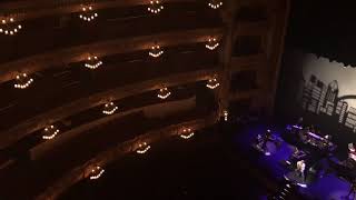 Rufus Wainwright singing Barcelona in Barcelona at the Gran Teatre del Liceu All These Poses Tour