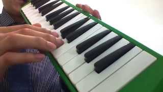 Melodica tutorial - How to play pablo's good hearted melody - Augustus Pablo