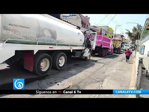 Video: Inician trabajos de rehabilitación en calles principales de La Paz, Edomex