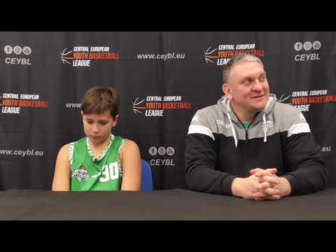 CEYBL U13 - Press conference, 25.11.2023, BK Brandýs nad Labem - SKM Zastal Zielona Góra